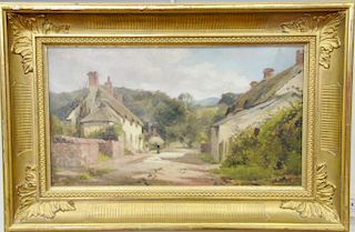 Donald Norman (1862-1931), oil on canvas, Old Gartmore, Stirlingshire signed lower left D. Norman, 9 1/4" x 16".