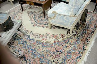 Kirman room size Oriental carpet. 8'2" x 9'8"