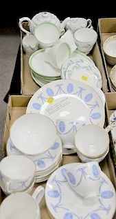 Two Shelley partial sets to include "Osterley" luncheon set and "Serenity" partial tea set.