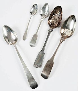 PA Coin Silver Spoons, Approx. 58 Pieces