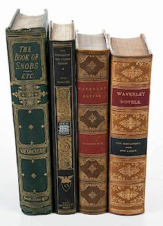 Four Sets of Books, Some Leather Bound