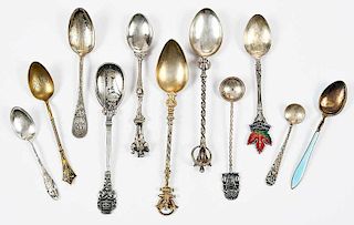 Miniature Collectible Spoons, Approx. 36