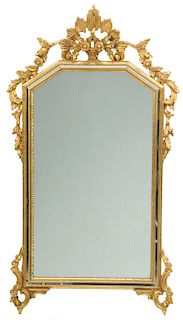 Italian Neoclassical Style Gilt Pentagonal Mirror