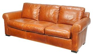 Whittemore-Sherrill Leather Upholstered Sofa