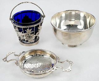 Three Silver Table Items