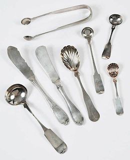 Coin Silver Flatware, Approx. 42  Pieces