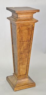 Contemporary pedestal. ht. 47 in., top: 14" x 14"