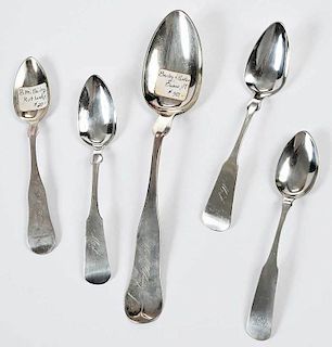 Vermont Coin Silver Spoons