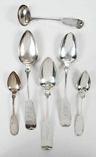 Eleven Coin Silver Spoons