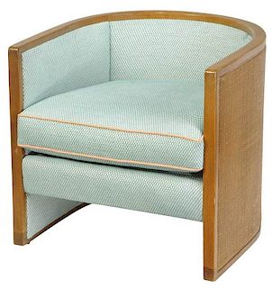 Shelby Williams Upholstered Barrel Chair