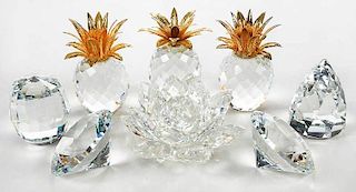 Eight Pieces Swarovski Crystal