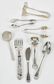 Sixteen Silver Serving Pieces