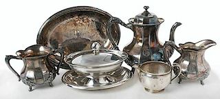 Group of Silver Table Items, 24 pieces