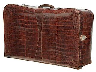 Vintage Pedro Díaz Crocodile Suitcase