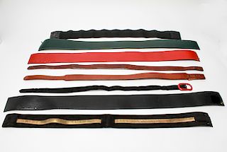 Leather & Other Belts incl Kelian, Group of 8