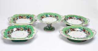 English Porcelain Compote Footed Serving Dishes 5