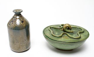 Art Pottery Vessels incl. Cowan & Vasquez, 2