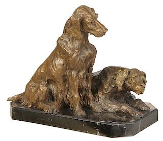 South American or Spanish School Dog Sculpture