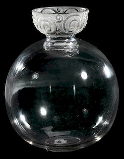 R. Lalique Rotterdam Glass Vase