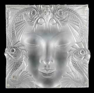 Lalique Masque de Femme Decorative Plaque
