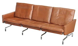 Poul KjÌ_rholm PK31 Leather Sofa