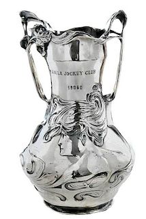 Art Nouveau Manila Jockey Club Horse Trophy