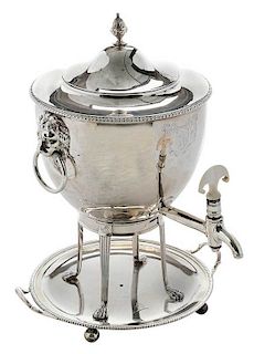 George III English Silver Urn