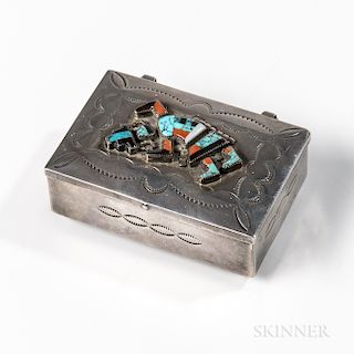Small Zuni Silver Box