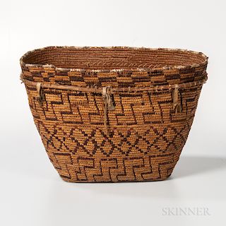 Northwest Coast Imbricated Basket