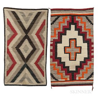 Two Navajo Wool Rugs