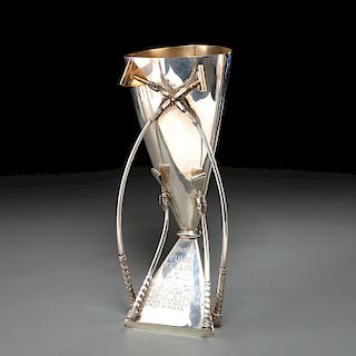 Cartier sterling silver equestrian trophy cup