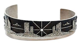 Southwestern Silver Cuff Bracelet
