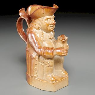 English stoneware Toby jug, c. 1800's