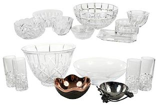 Assorted Tableware, Tiffany, Baccarat, Yeoward