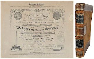 J.B. Cocke Ledger and Prohibition Certificate