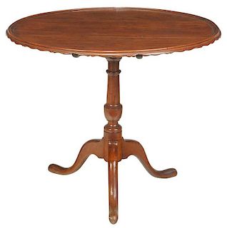 American Chippendale Cherry Tea Table