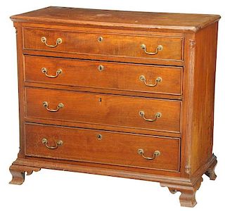 American Chippendale Walnut Chest