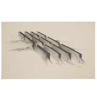 Laddie John Dill, large scale drawing, 1972