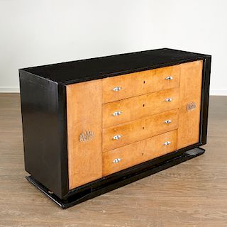 Osvaldo Borsani (attrib.) burl wood cabinet