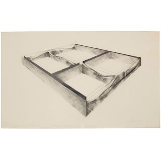 Laddie John Dill, large scale drawing, 1972