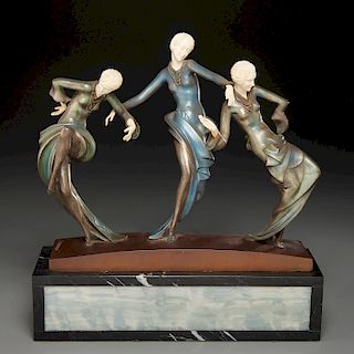 Paul Philippe (after), Three Jazz Dancers, c. 1925