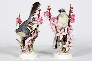 2 Mocking Bird Dorothy Doughty Figurines w/ Boxes