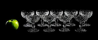 Nine, Waterford Crystal "Donegal" Sherbet Glasses