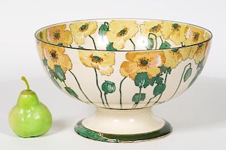 Royal Doulton Poppy Arts & Crafts Punch Bowl