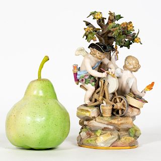 Small Meissen Figural Mythical Group
