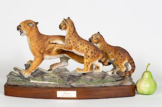 Boehm Porcelain Puma Sculpture, #11
