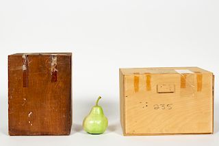 Two Dorothy Doughty Original Wooden Boxes