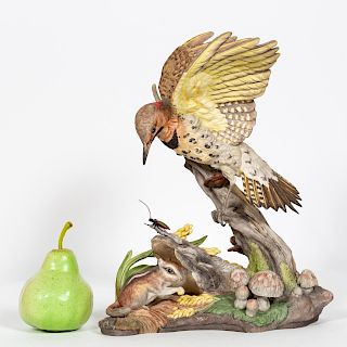 Boehm Yellow Shafted Flicker Porcelain Figurine
