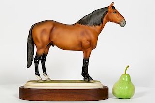Boehm Horse on Stand "Adios" Porcelain Figurine
