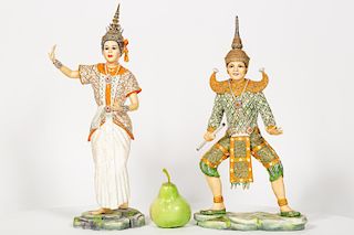Two Connoisseur Figures, "Kohn" & "Thai Dancer"